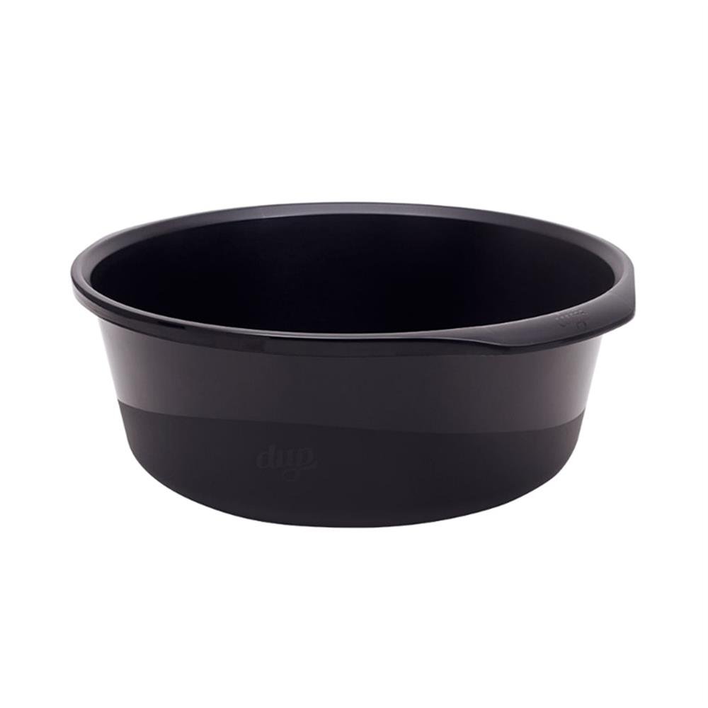 Bacia Plastico Redondo 6,0L Preto Dup C6