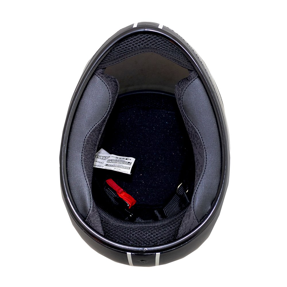 Capacete Sky Antares Preto Fosco, Transf Branco 58