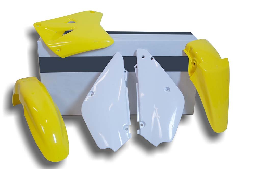 Kit De Plasticos Racetech Kaw-Kx 85 98-13 Amarelo