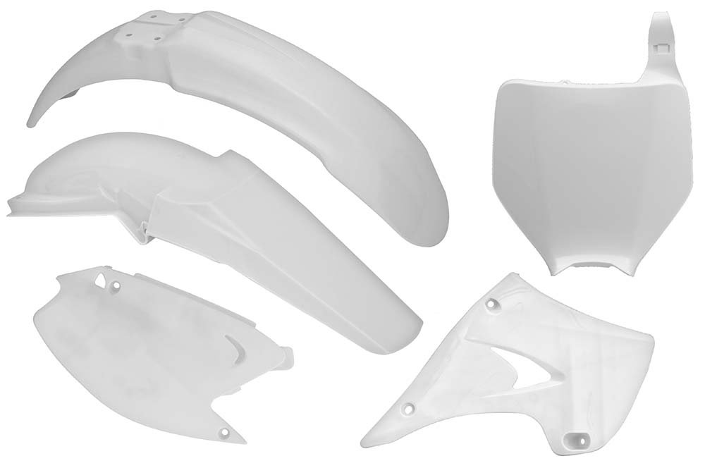 Kit De Plasticos Racetech Kaw-Kx 125/250 03-08 Branco