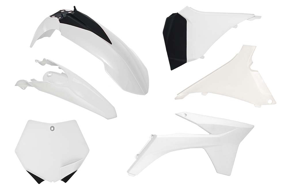 Kit De Plasticos Racetech Ktm-Sx/Sxf 125 A 450 11-12 Branco