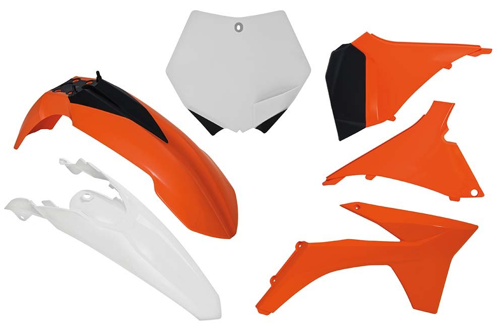 Kit De Plasticos Racetech Ktm-Sx/Sxf 125 A 450 11-12 Cor Ori