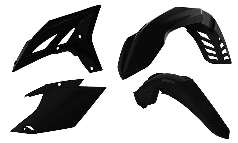 Kit De Plasticos Racetech Yam-Wrf 450 12-15 Preto (Italia)
