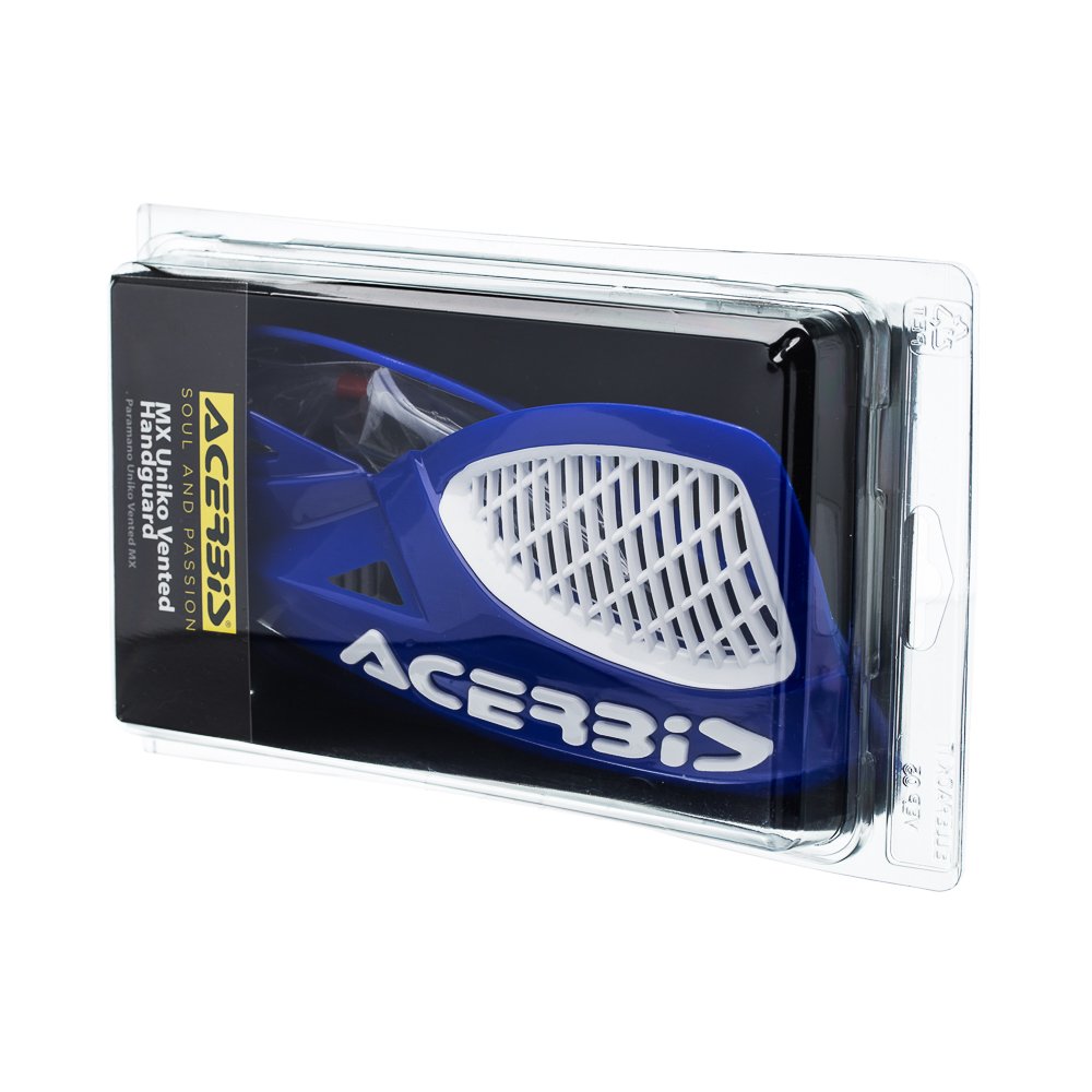 Protetor De Mao Acerbis Aberto Mod Mx Uniko Vent Azul