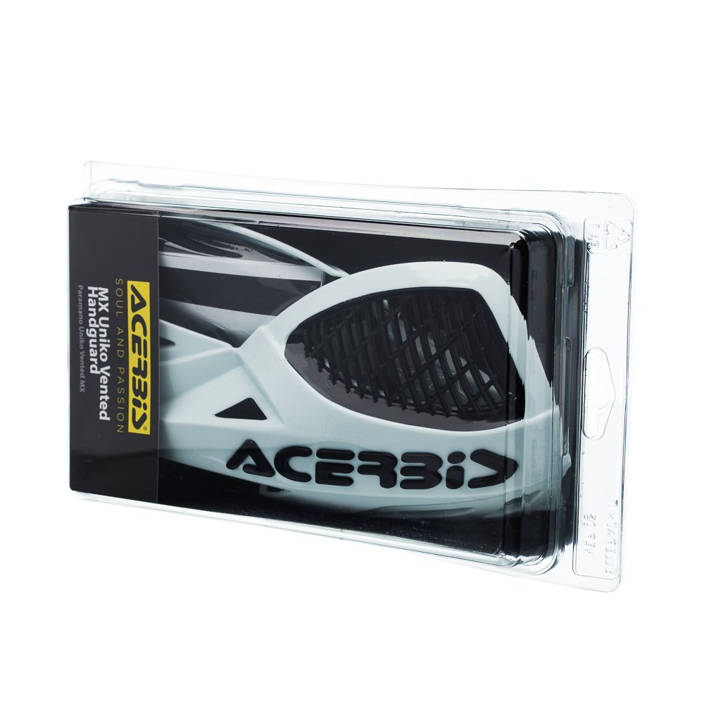 Protetor De Mao Acerbis Aberto Mod Mx Uniko Vent Branco