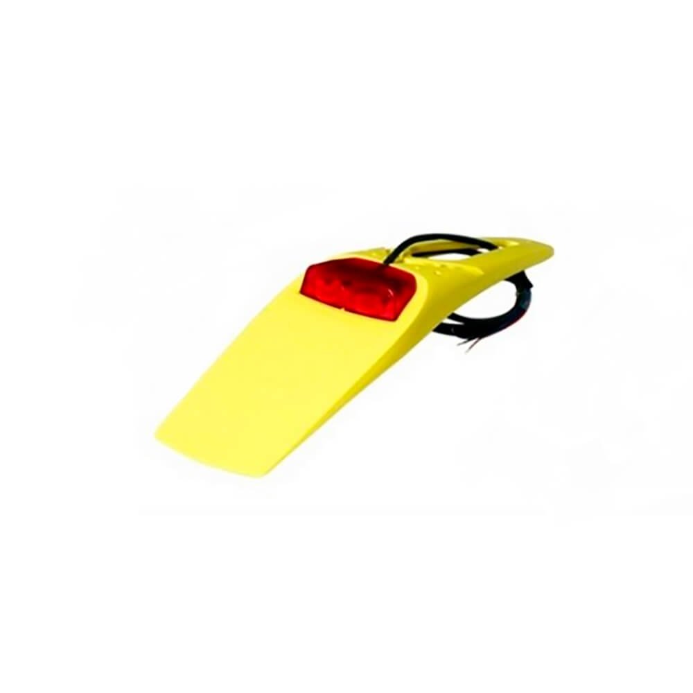 Spoiler Tras. Racetech Mod Extreme Amarelo Lente Transparent