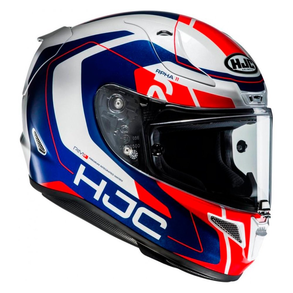 Capacete Hjc Rpha 11 Chakri Azul E Vermelho 61