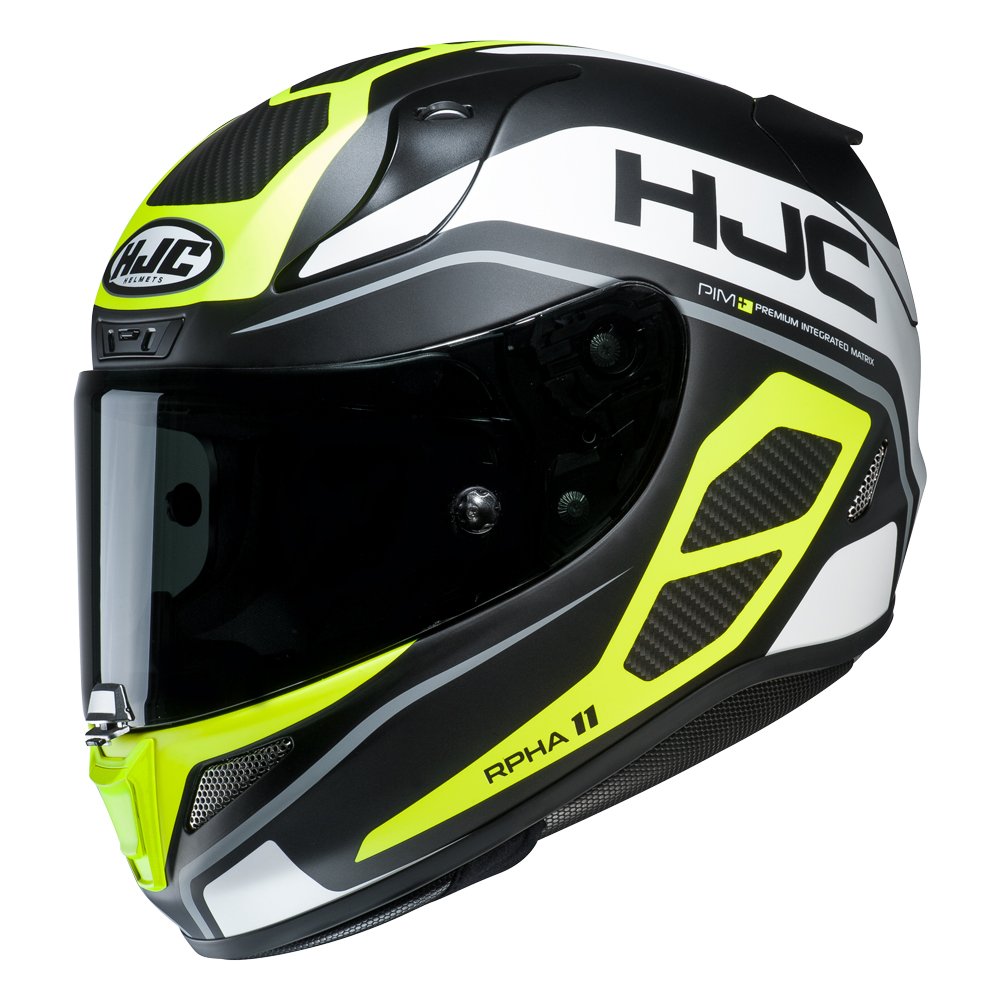 Capacete Hjc Rpha 11 Saravo Verde E Branco 59