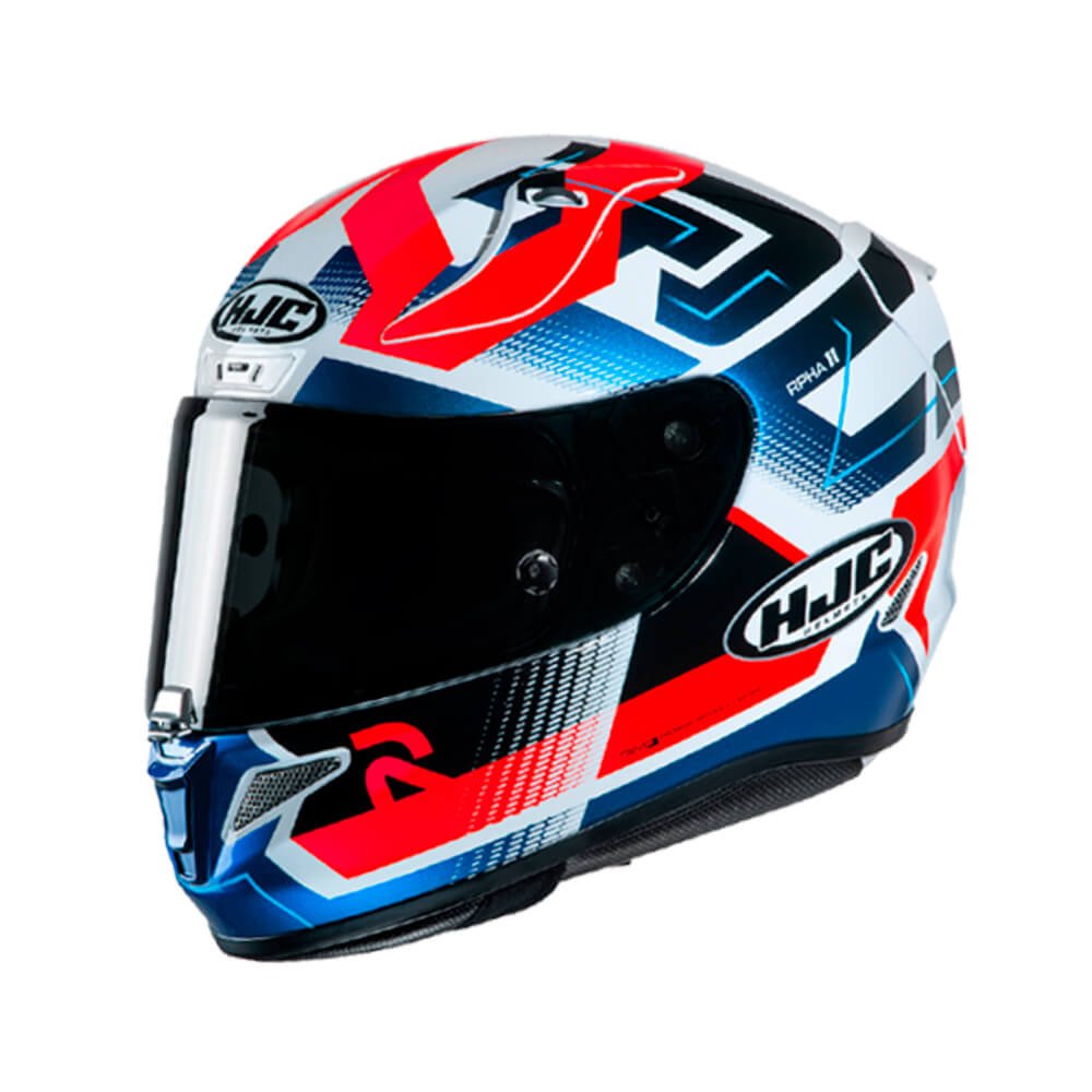 Capacete Hjc Rpha 11 Nectus Azul C/ Vermelho 61
