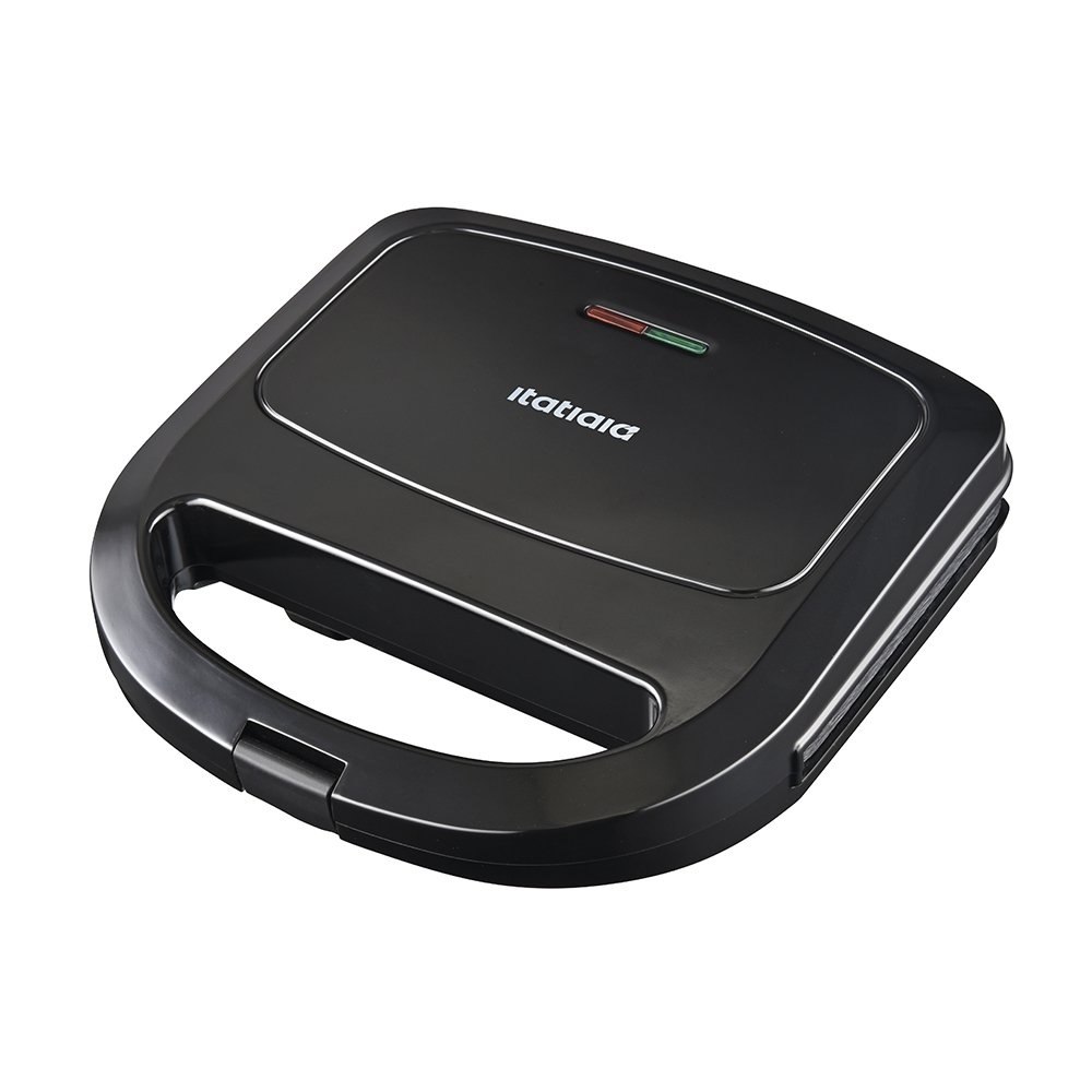 Sanduicheira/Grill Itatiaia Essencial SDESS1003 | 750W, Preto, 110V