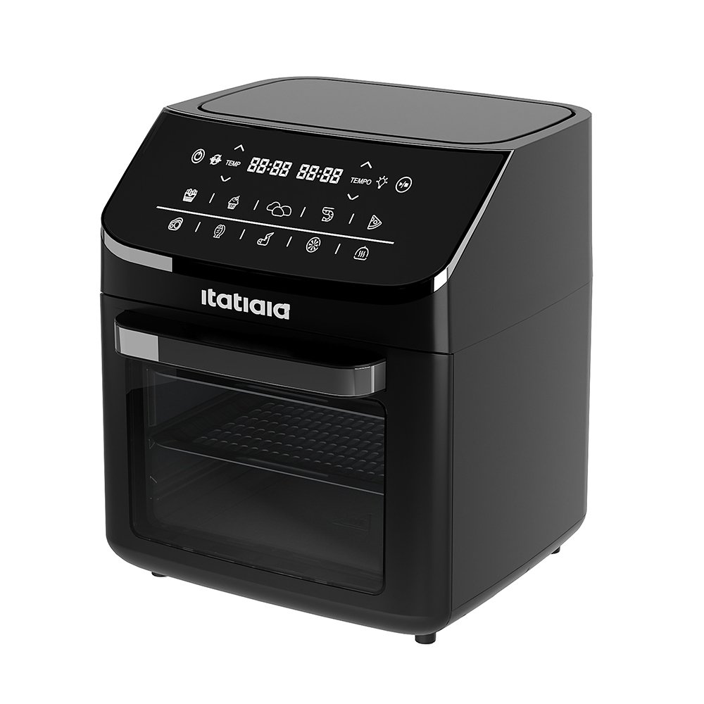 Fritadeira Air Fryer Forno Itatiaia AFITA1004 - Antiaderente, 12 Litros, Preto, 110V