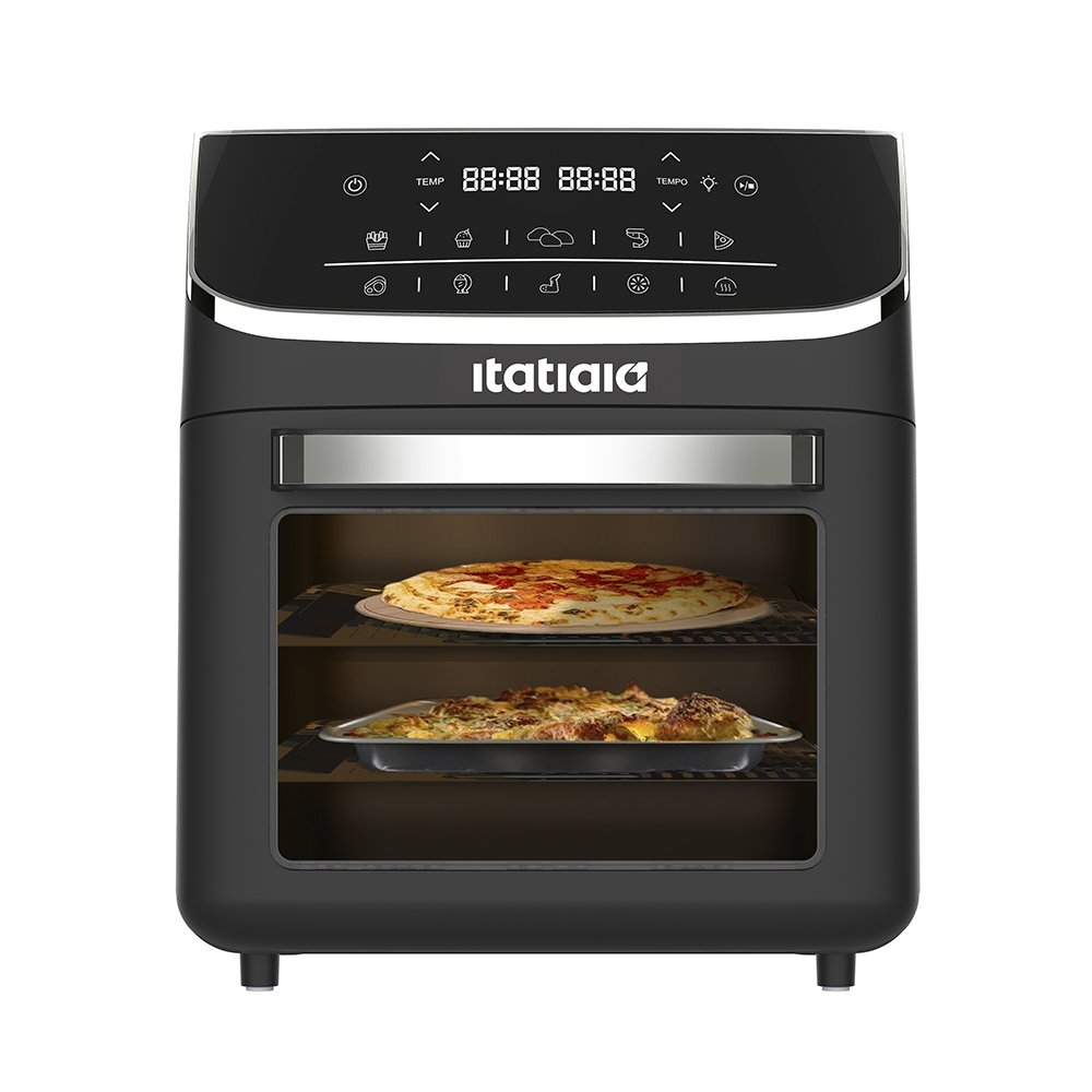 Fritadeira Air Fryer Forno Itatiaia AFITA1004 - Antiaderente, 12 Litros, Preto, 110V