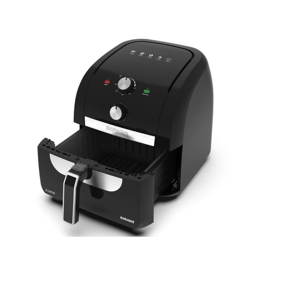 FRITADEIRA AIR FRYER ITATIAIA AFITA1003 8L PRETO 110V