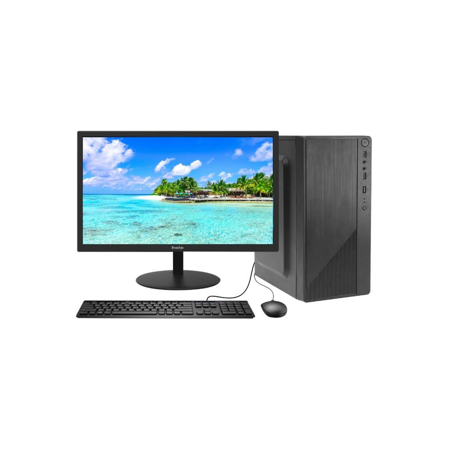 Computador Completo Intel Core I3 2ª Geração 4GB SSD 120GB Monitor 19"