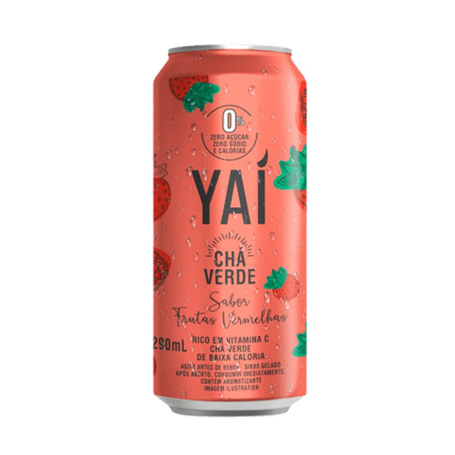 Chá Verde Yaí Turma Da Mônica Frutas Vermelhas 290ml
