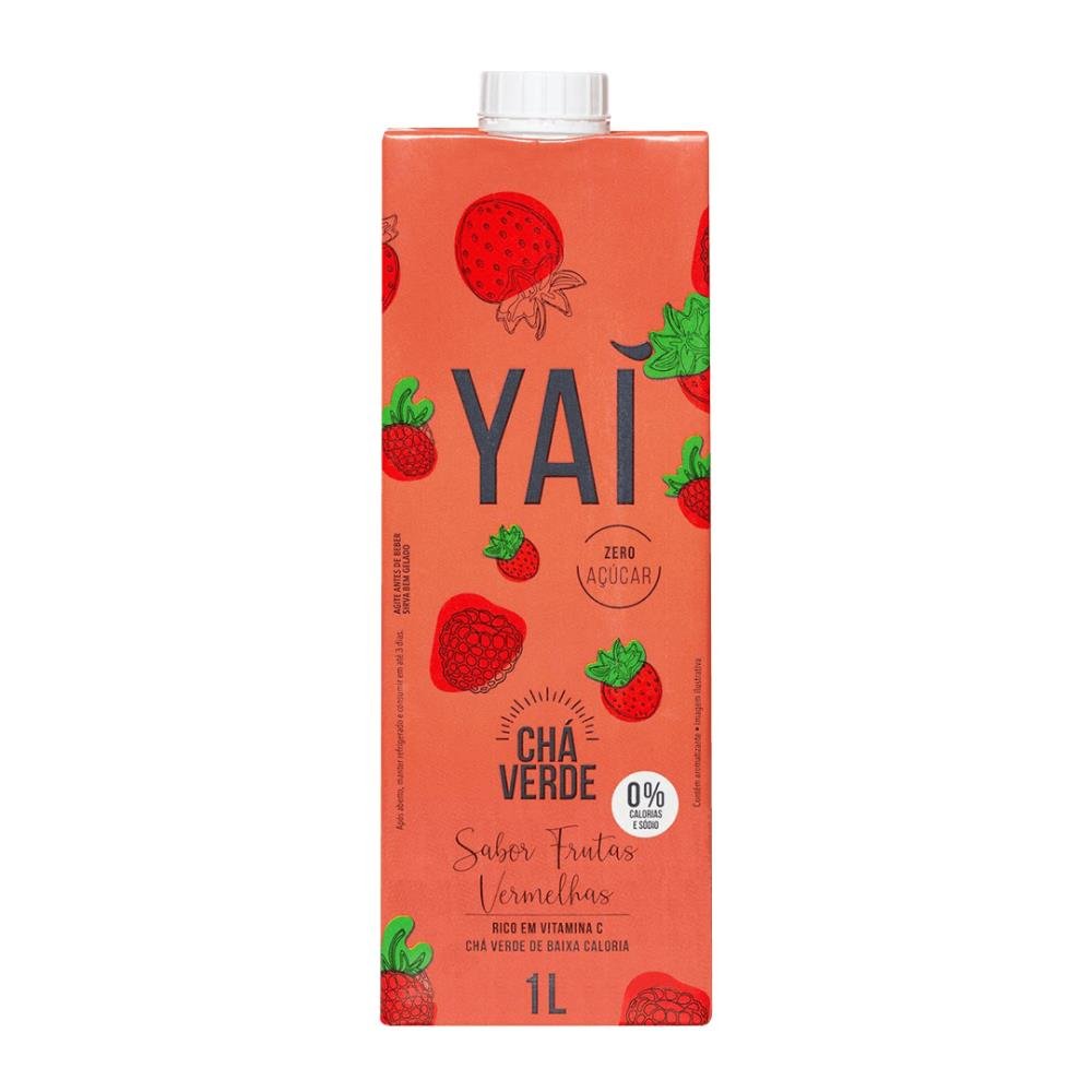 Chá Verde Yaí Frutas Vermelhas 1L