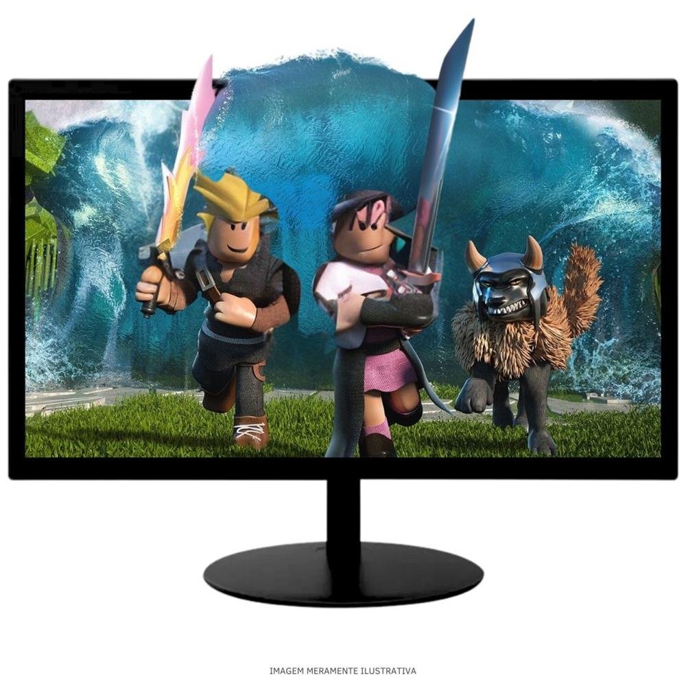 Computador Gamer Completo TOB Intel Core i5 SSD 240GB 8GB Teclado Mouse Mouse Pad e Headset Gamer Monitor 20´´ Windows 10 Pro Trial