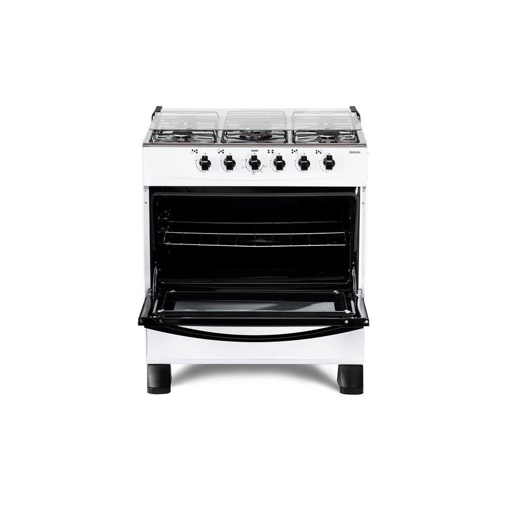 Fogão A Gás Clarice Delicato 5 Bocas Manual Forno 83 Litros Branco