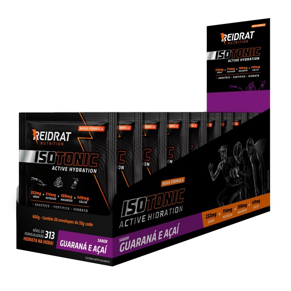 Isotonico (Display 20 unidades X 33g) - Guaraná com Açaí