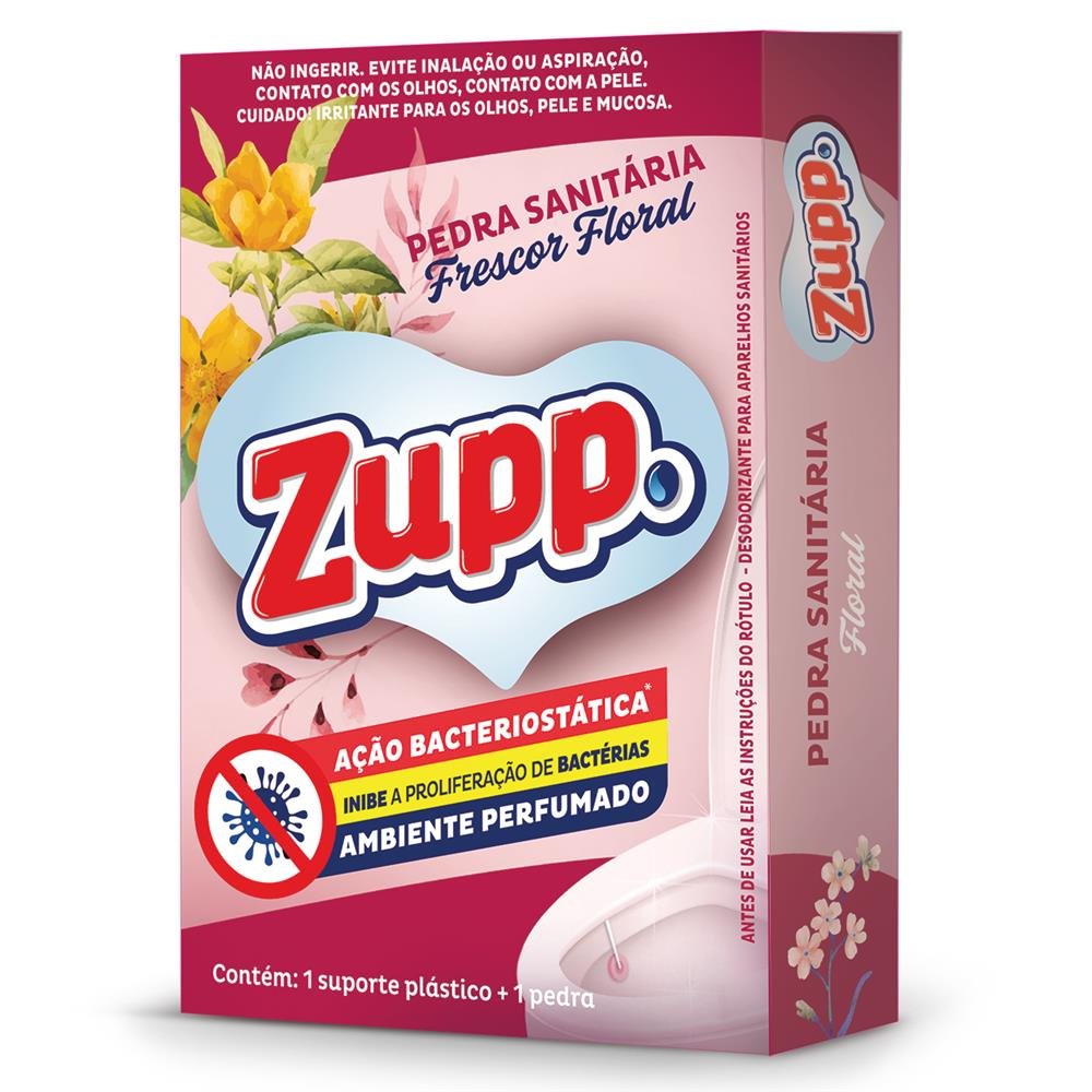 Pedra Sanitária Zupp Floral 96x25g