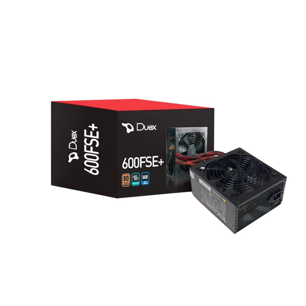 Fonte Duex ATX 600W 80 Plus Bronze e PFC Ativo DX600FS