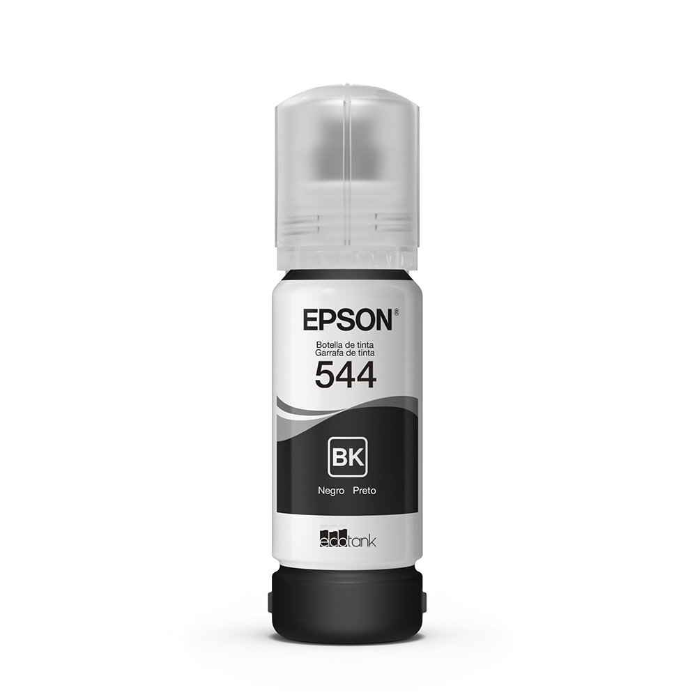 Refil De Tinta Epson Original T544122-BR Preto - Para Impressoras L3110-L3210-L3150-L3250-L5190-L5290