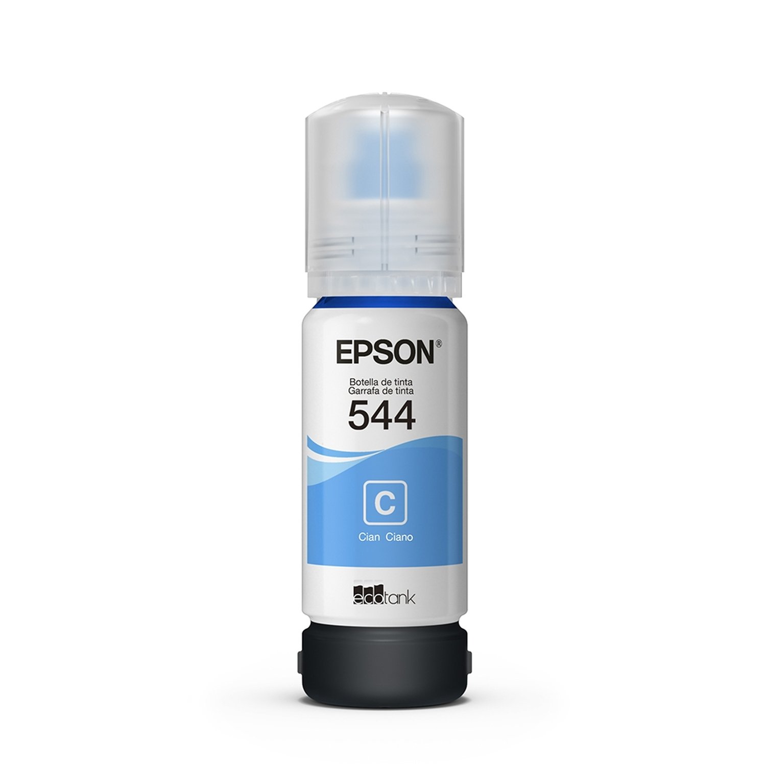 Refil De Tinta Epson Original T544222-BR Ciano - Para Impressoras L3110-L3210-L3150-L3250-L5190-L5290