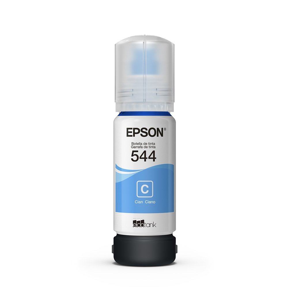 Refil De Tinta Epson Original T544222-BR Ciano - Para Impressoras L3110-L3210-L3150-L3250-L5190-L5290