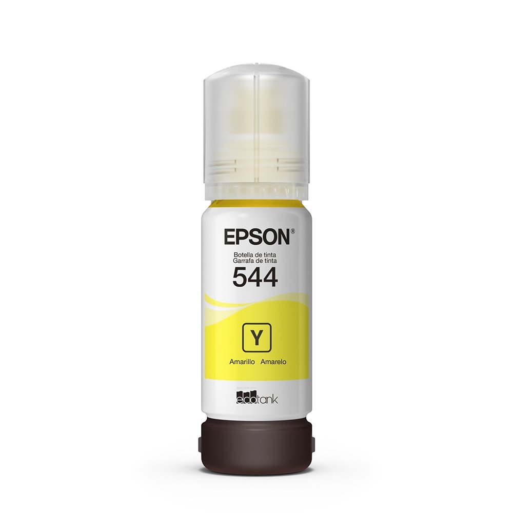 Refil De Tinta Epson T544422-BR Amarelo - Para Impressoras L3110-L3210-L3150-L3250-L5190-L5290