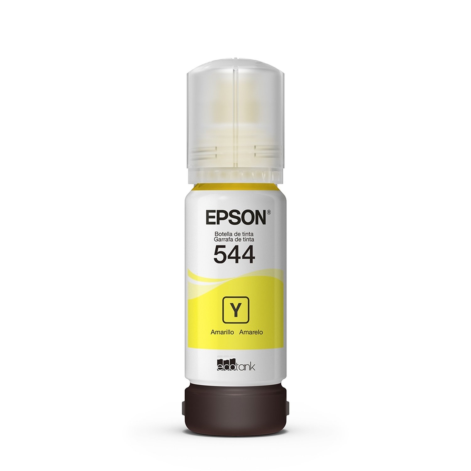 Refil De Tinta Epson Original T544422-BR Amarelo - Para Impressoras L3110-L3210-L3150-L3250-L5190-L5290