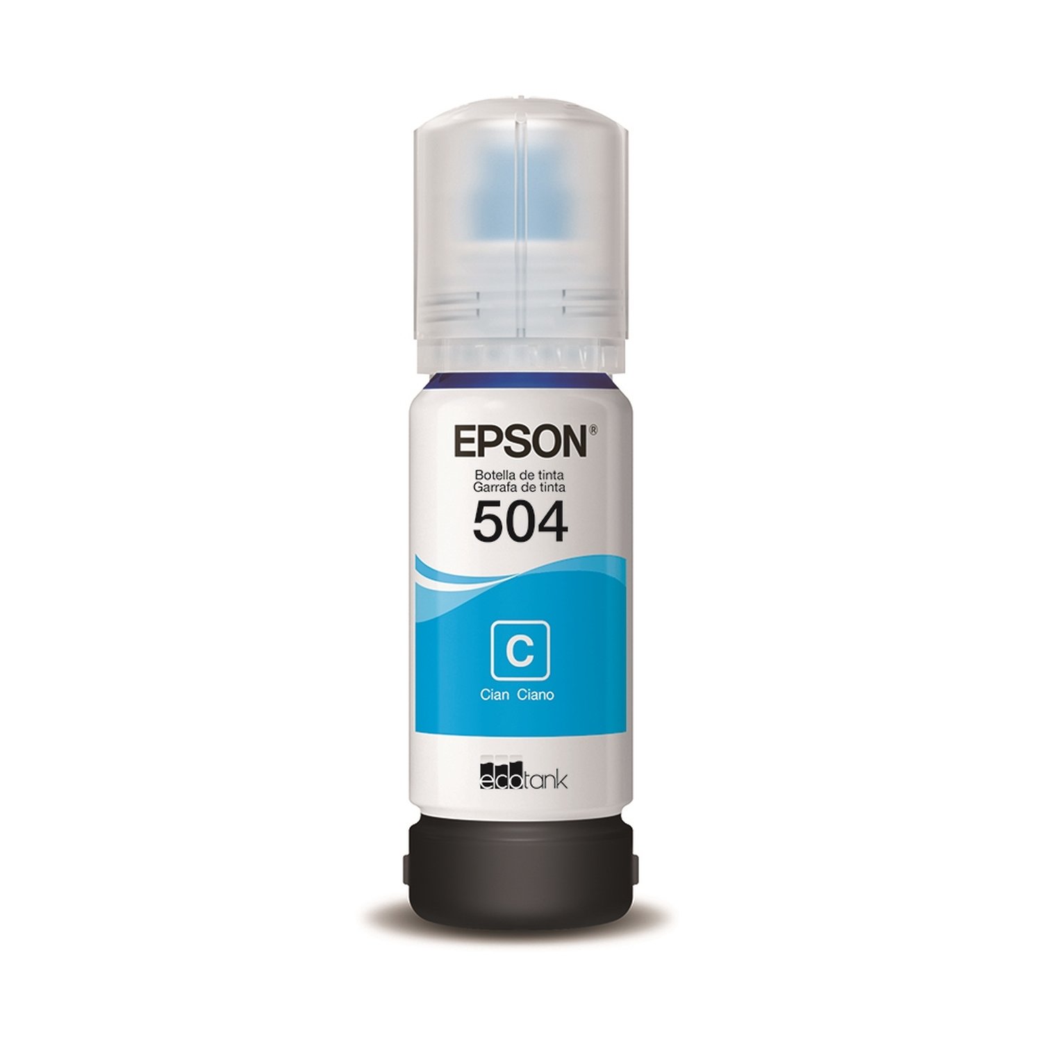 Refil De Tinta Epson Original T504222-BR Ciano - Para Impressoras L4150-L4160-L4260-L6171-L6270-L14150-L6161-L6191