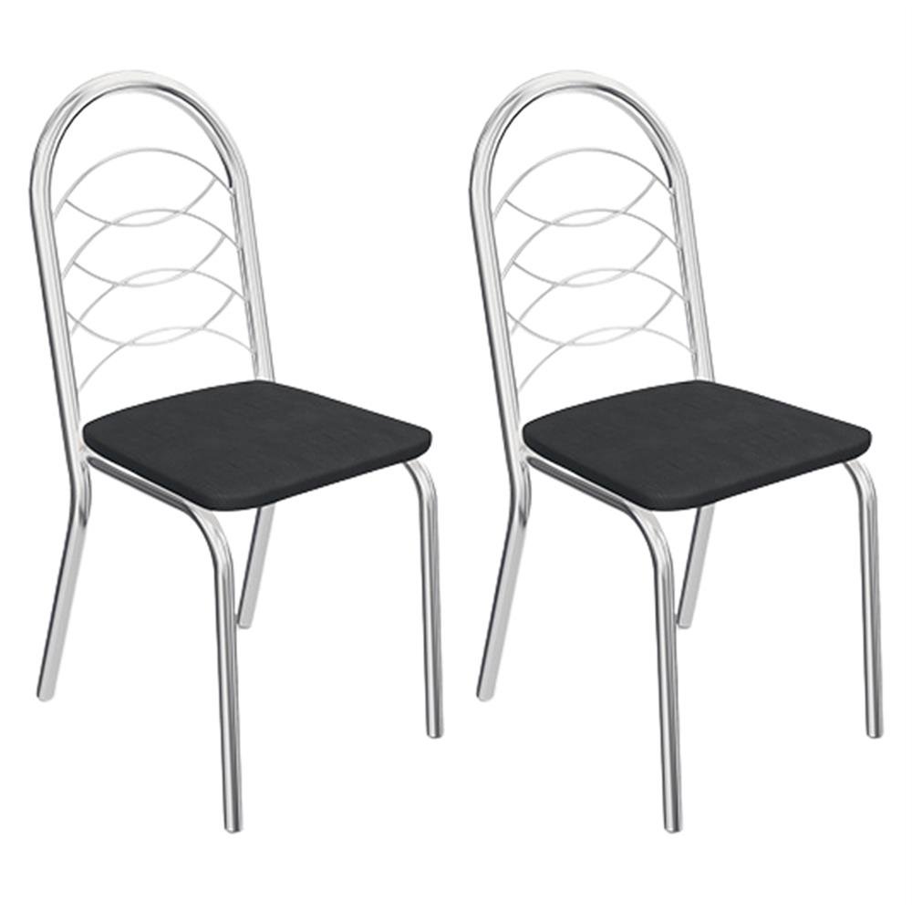 Cadeira Tubular Cromada Holanda Kappesberg C2