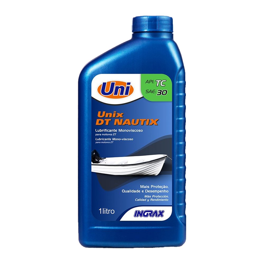 Óleo Lubrificante Unix DT Nautix TC-30 Refrigerado a Ar 1 Litro - Embalagem com 12 Unidades