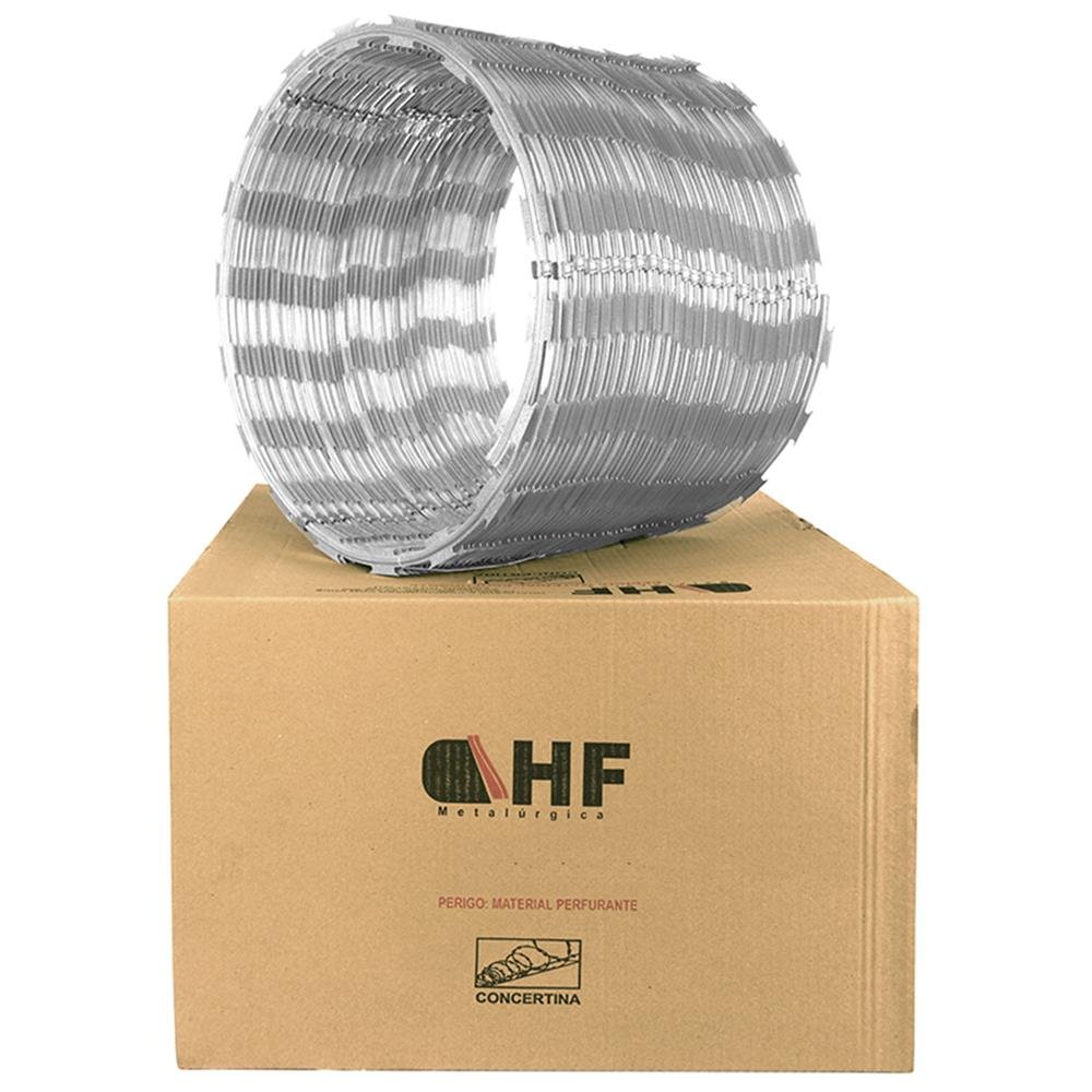 Arame Cerca Concertina 45Cmx5m Simples Hf