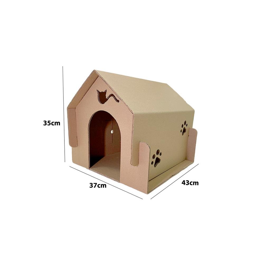 Casa de Pet E3 Embalagens - Pacote com 1 Unidade - Medida 43x37x35 cm - Código 11011