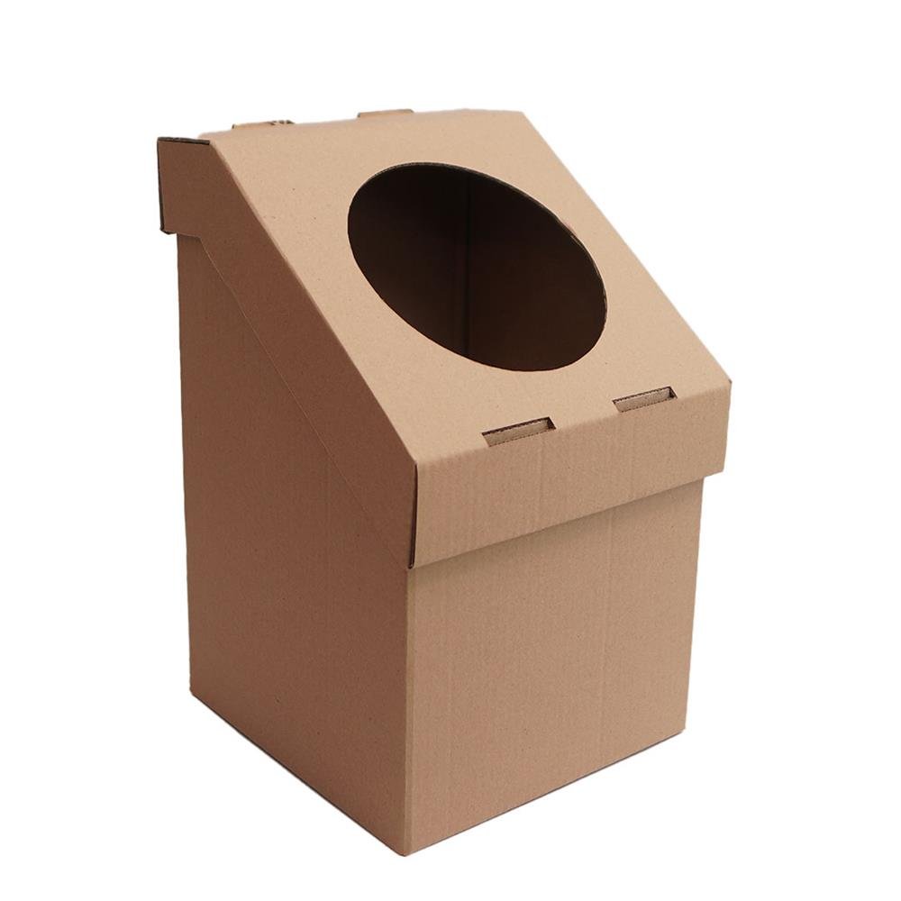 Lixeira de Papelão Pequena E3 Embalagens ¿ Pacote com 10 Unidades - Medidas 25x25x40 cm ¿ Código 120031