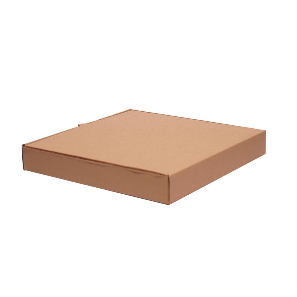 Caixa Quadrada Para Pizzas E3 Embalagens - Pacote com 150 Unidades - Medidas Internas 35x35x5 cm - Código 153535150