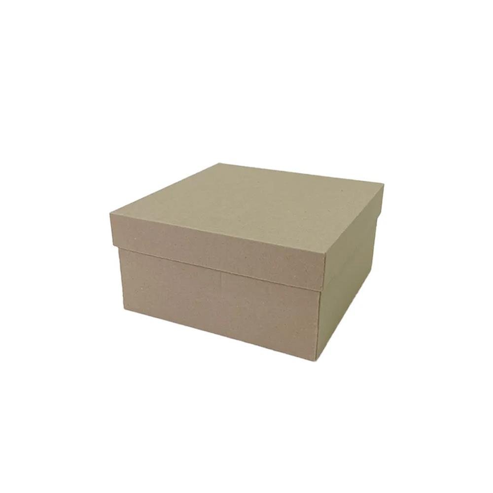 Kit 3 Caixas Tampa e Fundo Modelo E3 Embalagens - Pacote com 1 Unidade de Cada Tamanho - Medidas Internas 25x25x10,5 cm / 30x30x11,5 cm / 36x36x13 cm