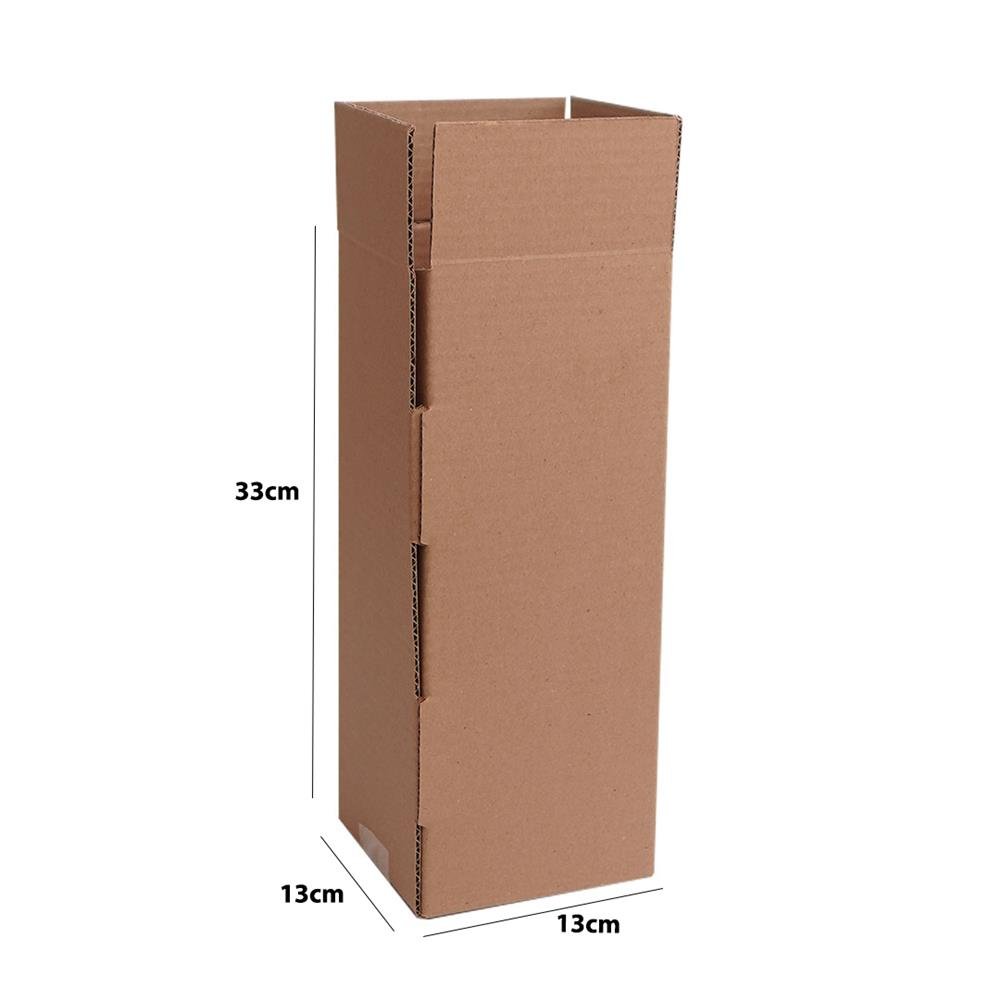 Caixa para Garrafas E3 Embalagens - Pacote 50 Unidades - Medidas Internas 13x13x33 cm - Código 5200250