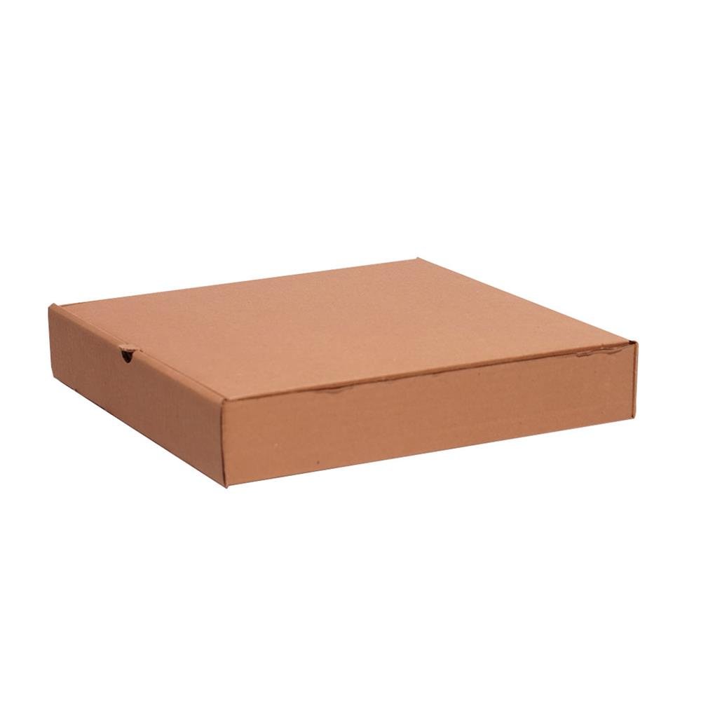 Caixa Quadrada Para Pizzas E3 Embalagens - Pacote com 50 Unidades - Medidas Internas 30x30x5 cm - Código 5303050