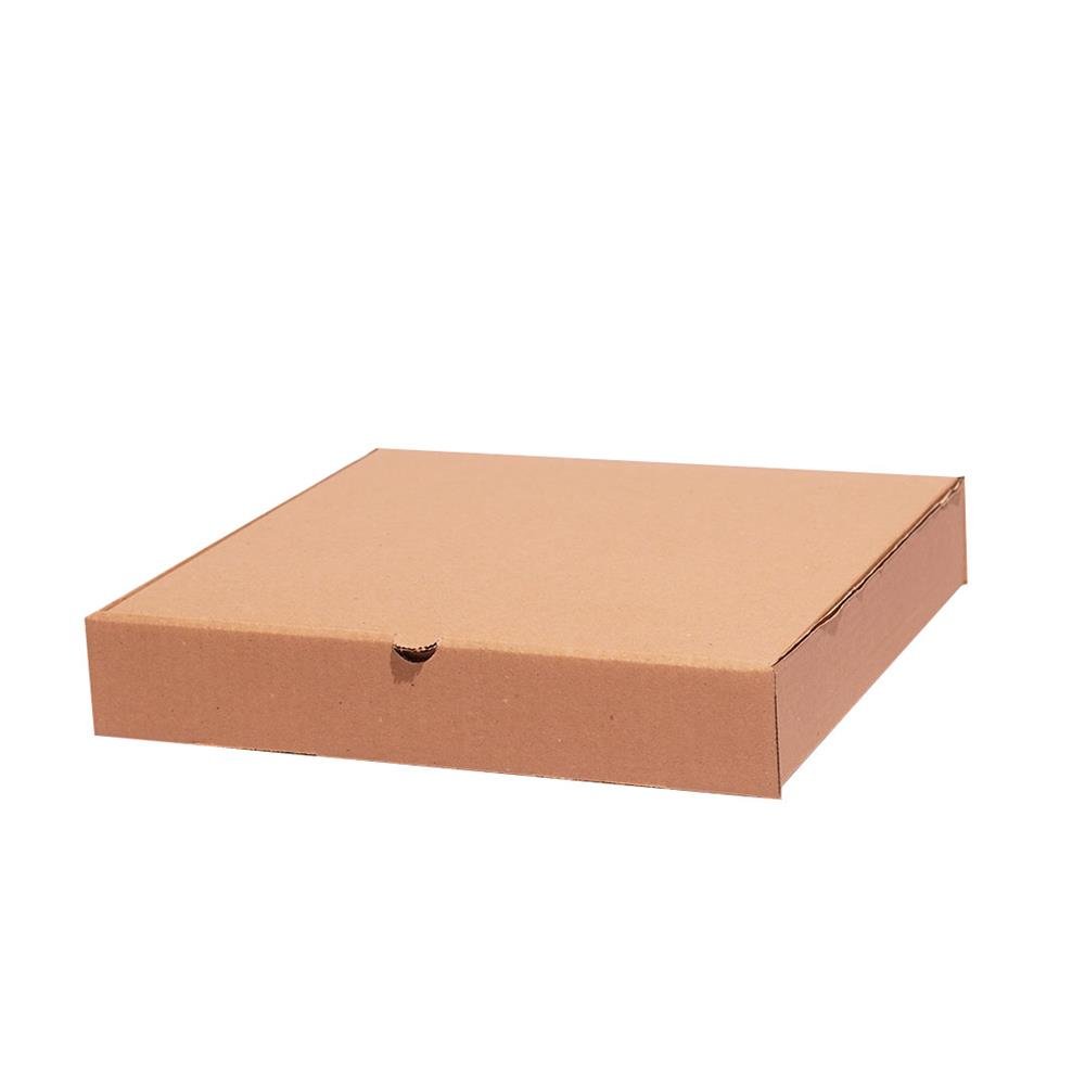 Caixa Quadrada Para Pizzas E3 Embalagens - Pacote com 50 Unidades - Medidas Internas 30x30x5 cm - Código 5303050