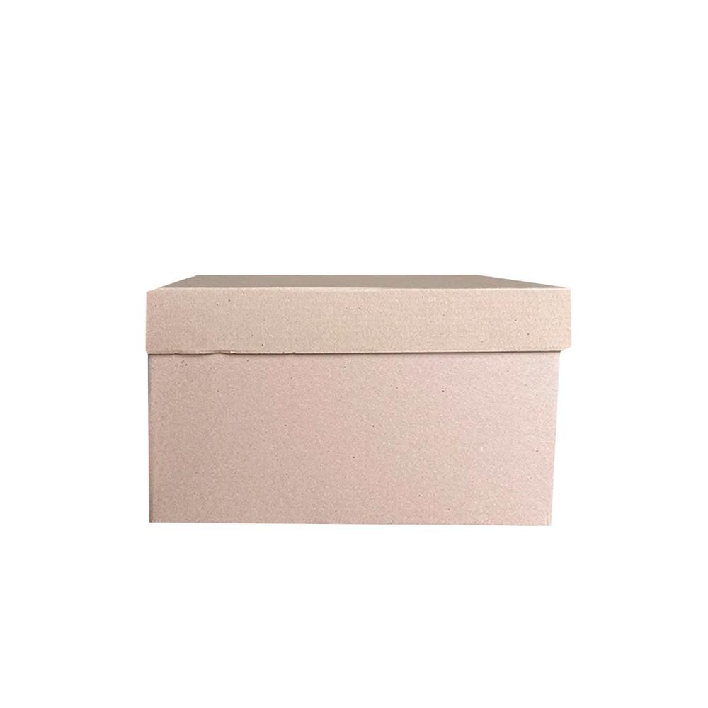 Kit Caixa Container com 3 Caixas Arquivo Padrão E3 Embalagens - Pacote com 4 Unidades - Medidas Internas 45x37x25 cm - Código 4610