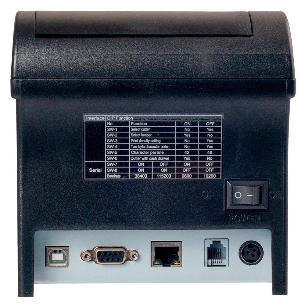 Impressora Térmica Elgin/Bematech Não Fiscal I8 USB, Com Guilhotina, Preto