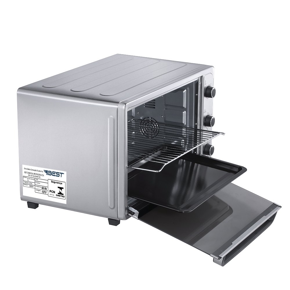 Forno Elétrico de Bancada 66 Litros Best - Inox, 110V