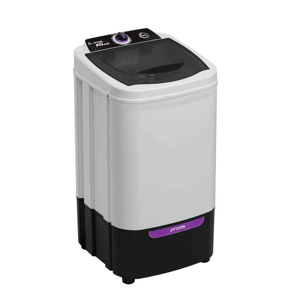 Centrífuga de Roupas Praxis 15Kg com Timer Cesto Polipropileno 1680rpm 200W