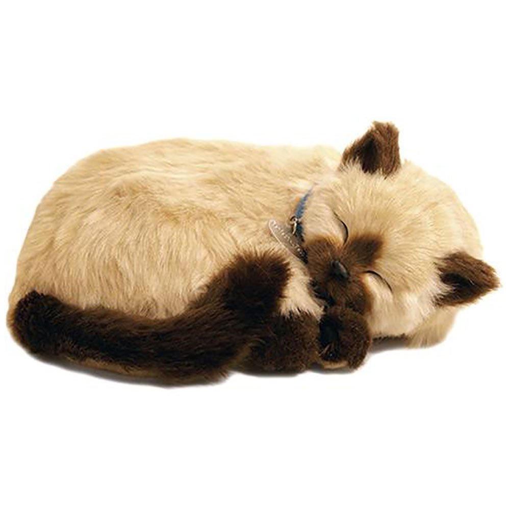 Pelúcia que Respira Perfect Petzzz Original - Gato Siamês