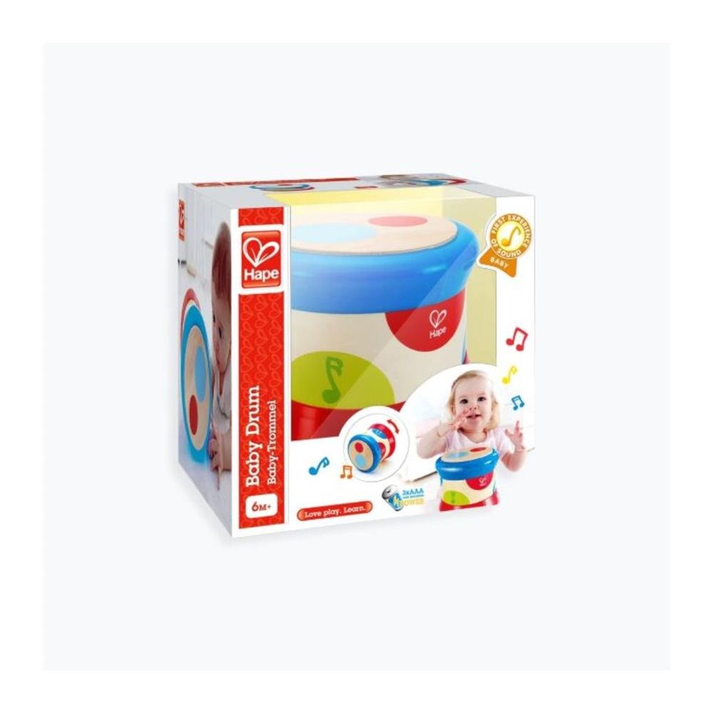 Hape - Tambor Musical Infantil Em Madeira Xalingo