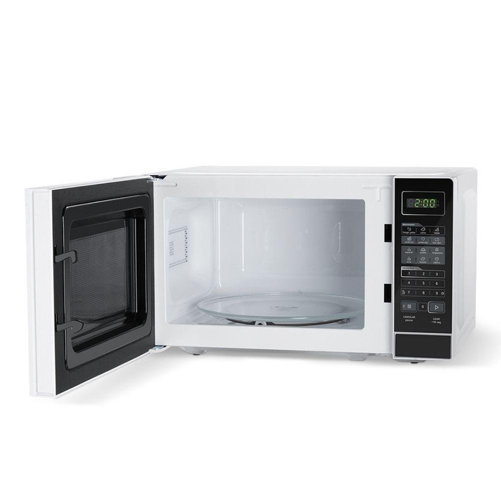 Micro-ondas Midea 20l Mras21 Branco Porta Preta 127v