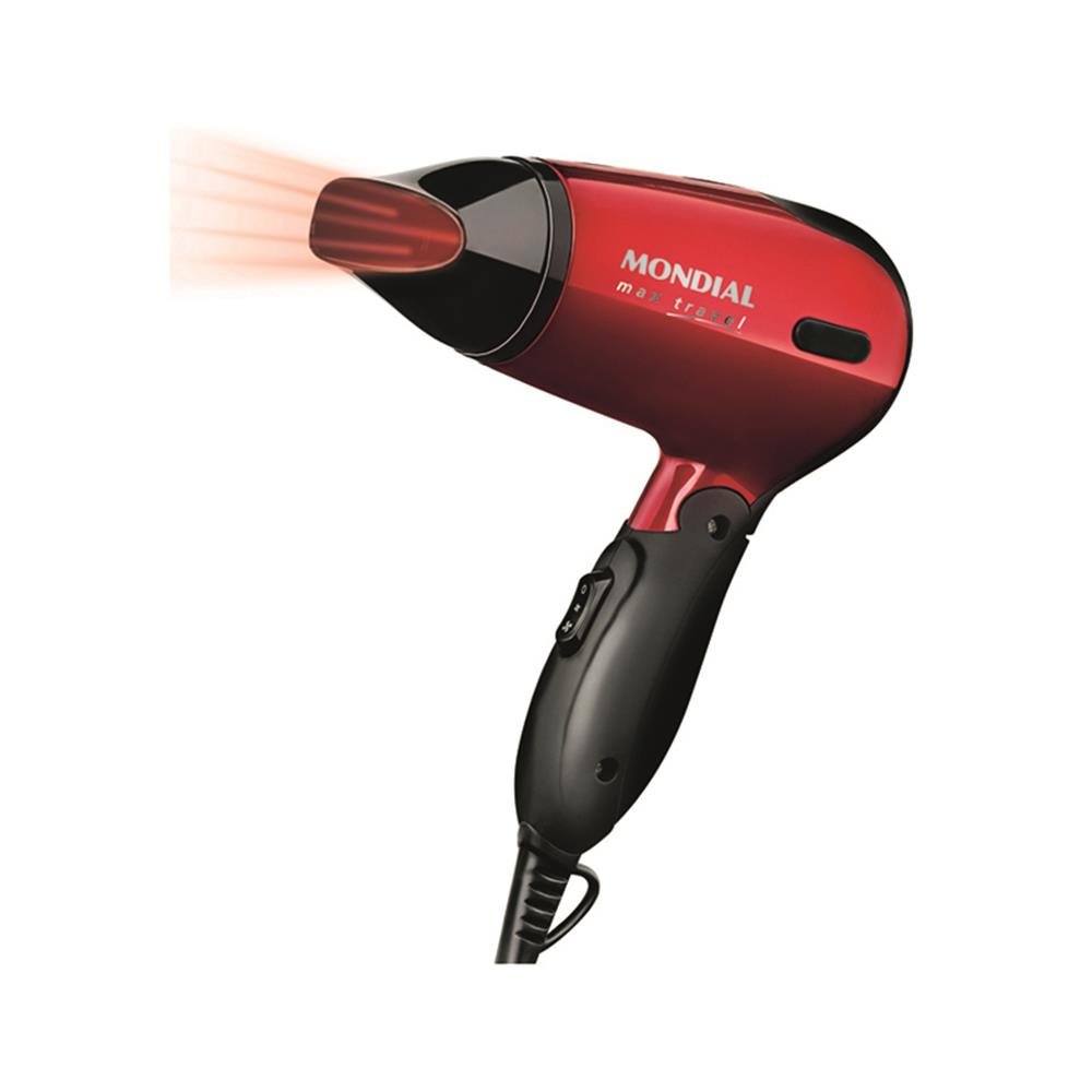Secador Cabelo 1200W Mondial Travel Bivolt
