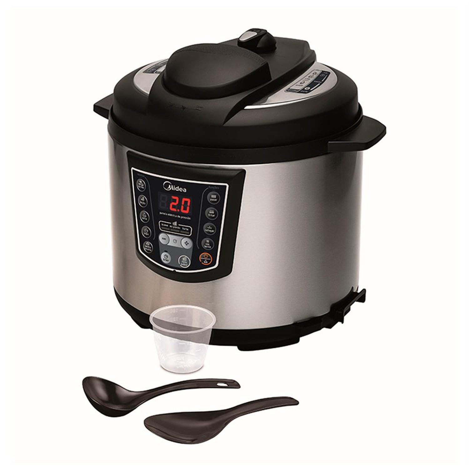 Panela Pressao Eletrica 6L Digital Midea Ppa72 220V
